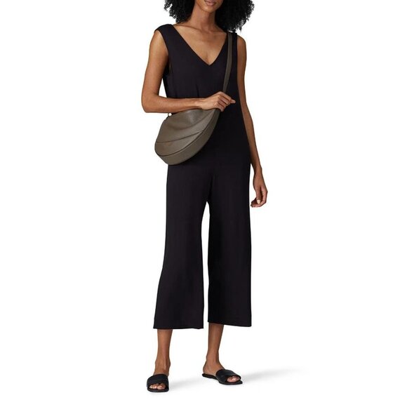 NATORI Women's Zen Jumpsuit Size S In Black - Picture 1 of 10